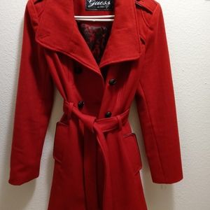 FABULOUS GUESS PEA COAT Sz M